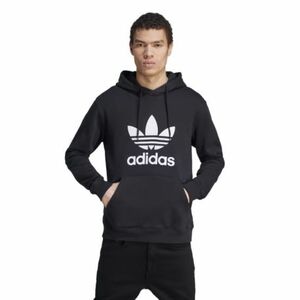 Férfi kapucnis pulóver ADIDAS ORIGINALS TREFOIL HOODY-IM4489-black white kép