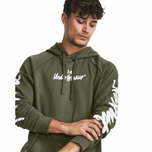 Hőszigetelt kapucnis férfi pulóver UNDER ARMOUR UA Rival Fleece Graphic HD-GRN kép