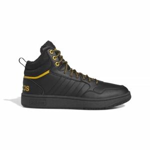 Férfi téli bokacsizma ADIDAS Hoops 3.0 Mid WTR core black core black preloved yellow kép