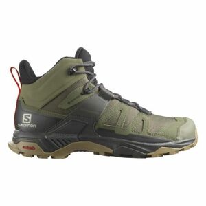 Férfi boka túracipő SALOMON X Ultra 4 Mid GTX deep lichen green peat kelp kép