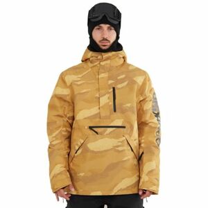 Férfi sídzseki FUNDANGO Tilbury Logo Anorak-246-okker melange kép