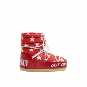 Női téli bokacsizma MOON BOOT Light Low Stars red white kép