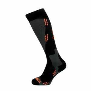 Sí térdzokni (zokni) TECNICA Wool ski socks, black orange kép