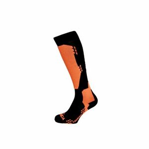 Sí térdzokni (zokni) TECNICA Touring ski socks, black orange kép