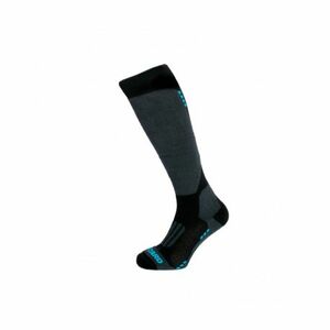 Junior sí térdzokni (zokni) BLIZZARD Wool Sport Junior ski socks, black blue kép