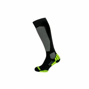 Sí térdzokni (zokni) BLIZZARD Merino Racing ski socks, black yellow kép