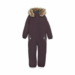 Gyermek téli overál COLOR KIDS Coverall W. Fake Fur, fudge kép