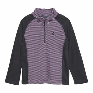 Lányok sípolár kabát COLOR KIDS Fleece Pulli - Striped, violet tulle kép