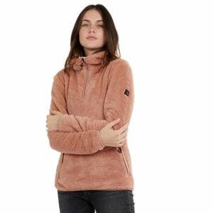 Női pulóver cipzárral FUNDANGO Olivia Pile Jacket-385-mauve kép