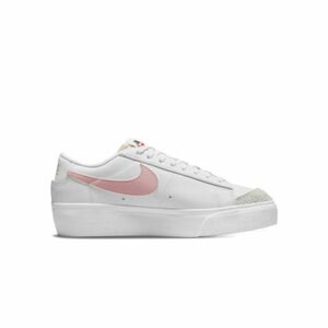 Női járócipő NIKE Blazer Low Platform white summit white black pink glaze kép