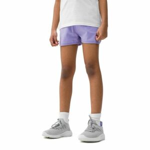 Lány tréningruha rövidnadrág 4F JUNIOR SHORTS CAS-4FJWSS24TSHOF280-52S-LIGHT VIOLET kép