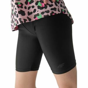 Lány rövidnadrág 4F JUNIOR TIGHTS-4FJWSS24TTIGF133-20S-DEEP BLACK kép