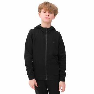 Fiú pulóver cipzárral 4F JUNIOR SWEATSHIRT-4FJWSS24TSWSM0926-20S-DEEP BLACK kép