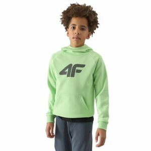 Fiú pulóver cipzárral 4F JUNIOR SWEATSHIRT-4FJWSS24TSWSM0925-42S-LIGHT GREEN kép