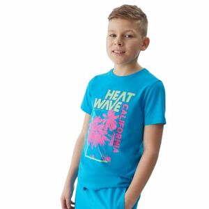 Fiú rövid ujjú póló 4F JUNIOR TSHIRT-4FJWSS24TTSHM1137-33S-BLUE kép