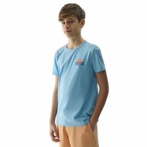 Fiú rövid ujjú póló 4F JUNIOR TSHIRT-4FJWSS24TTSHM1136-34S-LIGHT BLUE kép