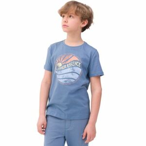 Fiú rövid ujjú póló 4F JUNIOR TSHIRT-4FJWSS24TTSHM1135-32S-DENIM kép