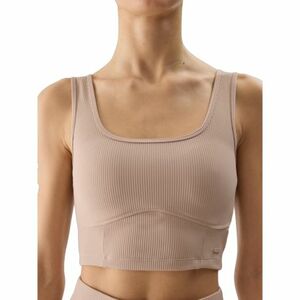 Női edző sportmelltartó 4F SLEEVELESS-4FWSS24TSLEF072-83S-BEIGE kép