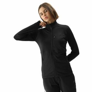 Női túra pulóver cipzárral 4F SWEATSHIRT FNK-4FWSS24TFSWF316-21S-BLACK kép