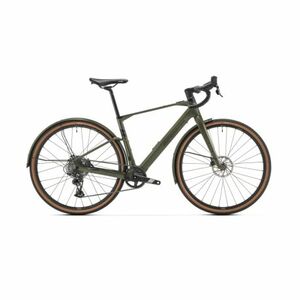 Kavicsos elektromos kerékpár MONDRAKER Dusty SX R, army green carbon black kép