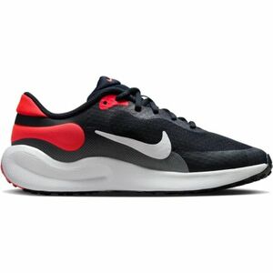 Fiú sportcipő (edzés) NIKE Revolution 7 dark obsidian bright crimson black white kép