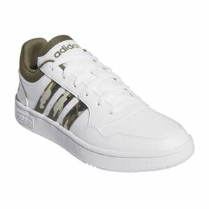 Férfi szabadidős lábbelik ADIDAS Hoops 3.0 cloud white olive strata grey two kép