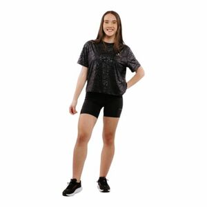 Rövid ujjú női edzőing UNDER ARMOUR Rush Energy Emboss Crop SS-BLK kép