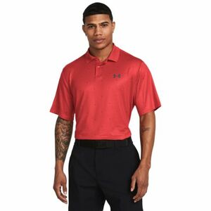 Rövid ujjú férfi edzőpóló UNDER ARMOUR UA Perf 3.0 Printed Polo-RED kép