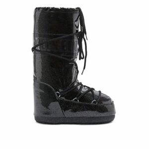 Női magas téli csizma MOON BOOT MB ICON GLITTER-N001 BLACK kép