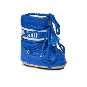 Gyermek téli bokacsizma MOON BOOT ICON MINI NYLON, 075 electric blue kép