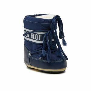 Gyermek téli bokacsizma MOON BOOT ICON MINI NYLON, 002 blue kép