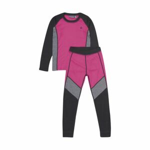 Alsó és felső lány termikus fehérnemű COLOR KIDS Ski Underwear - Colorblock-5381-Pink Glo kép