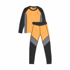 Gyerek termo alsónemű felső és alsó COLOR KIDS Ski Underwear - Colorblock-3520-Orange Pop kép