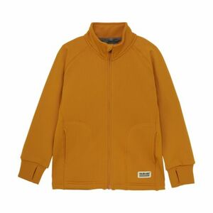 Gyermek polár pulóver cipzárral COLOR KIDS Fleece Jacket - Brushed inside-3042-Marmalade kép