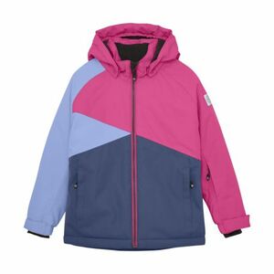 Lány sídzseki COLOR KIDS Ski Jacket - Colorblock -5381-Pink Glo kép