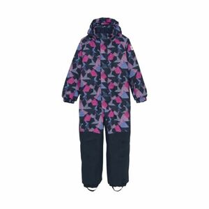 Lány téli overál COLOR KIDS Coverall - AOP W. Contrast-5381-Pink Glo kép