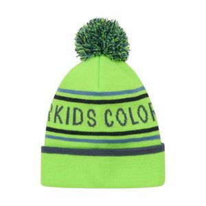 Gyermek téli sapka COLOR KIDS Hat - Logo CK-2144-Green Gecko kép