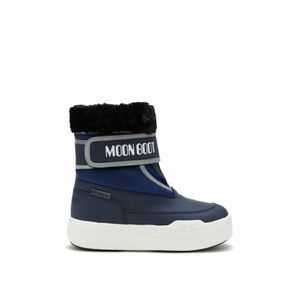 Junior magas téli csizma MOON BOOT MB JR PARK STRAP-F003 BLUE kép