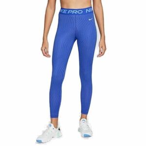 Női leggings NIKE W NIKE PRO DF MR 7 8 TIGHT AOP-FN4154-405-HYPER ROYAL kép