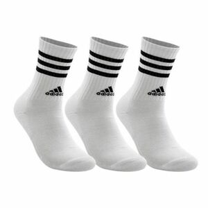 Zokni ADIDAS 3S C SPW CRW 3P WHITE BLACK kép