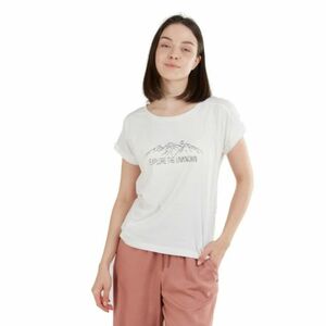 Női rövid ujjú turista póló FUNDANGO Atmos T-shirt-170-stone kép