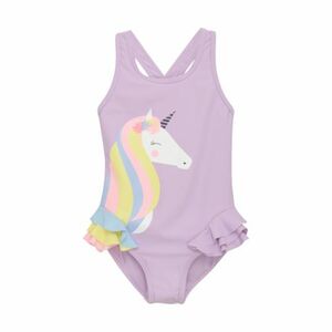 Lányok fürdőruha COLOR KIDS Swimsuit W. Application, lavender mist kép