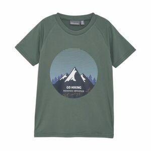 Fiú rövid ujjú póló COLOR KIDS T-shirt W. Print - S S, dark forest kép