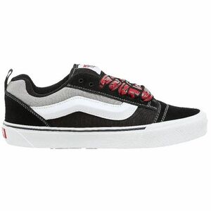 Férfi járócipő VANS Knu Skool (Suede Canvas) Jumbo Vans black white kép