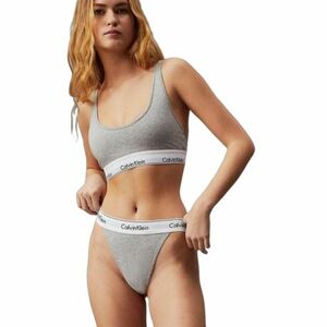 Női bugyi CALVIN KLEIN STRING THONG-GREY HEATHER kép