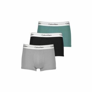 Férfi boxerek CALVIN KLEIN TRUNK 3PK-SAGEBUSH GREEN, BLACK, GRIFFIN kép