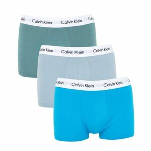 Férfi boxerek CALVIN KLEIN 3 PACK-LOW RISE TRUNK-VIV BL, ARONA, SAGEB GRN W WH WBS kép