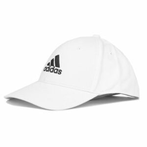 Kalap sapka ADIDAS BBALL CAP COT WHITE BLACK kép