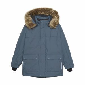 Fiú kabát COLOR KIDS Parka W. Fake Fur, turbulence kép