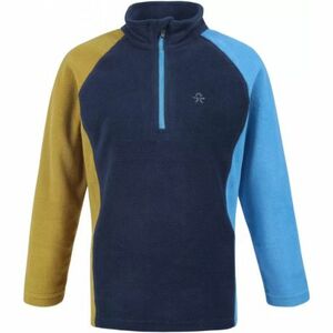 Fiú sípolár kabát COLOR KIDS Fleece pulli, colorblock, blue kép